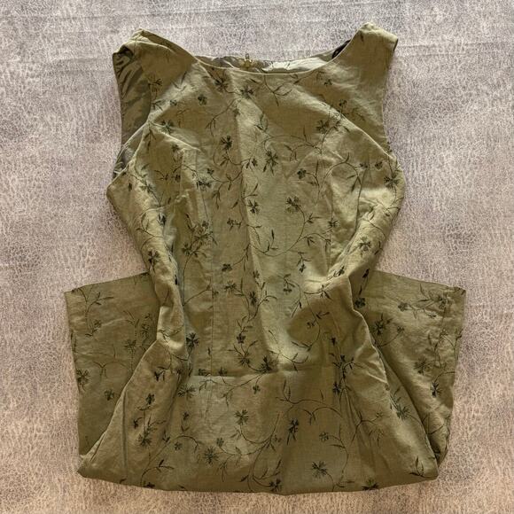 Vintage Sag Harbor Embroidered Mini Dress - Picture 1 of 5